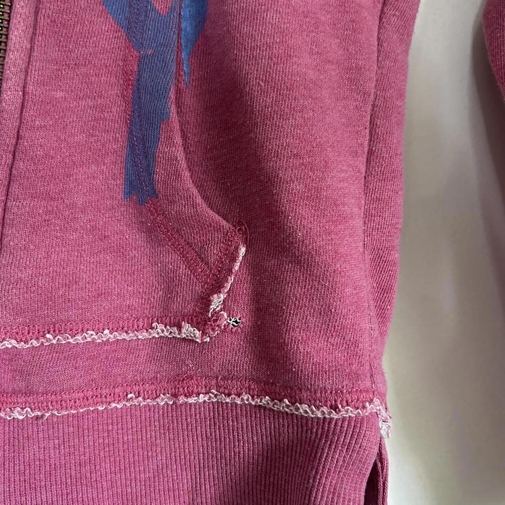 Vintage y2k Roxy Girl Zip Up Jacket Outerwear Kids Size 6 Girls XS - Picture 3 of 6